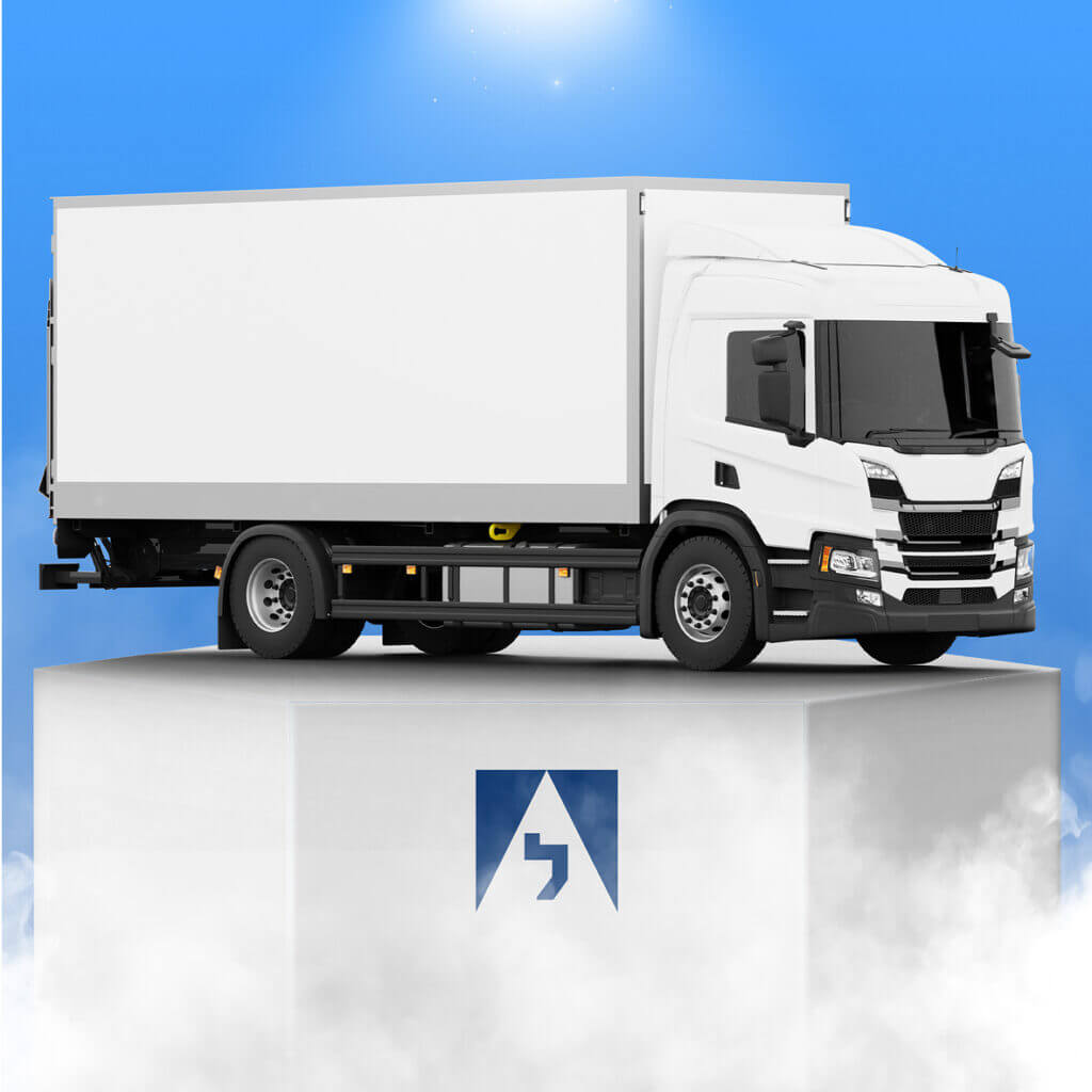 לימוד נהיגה על משאית